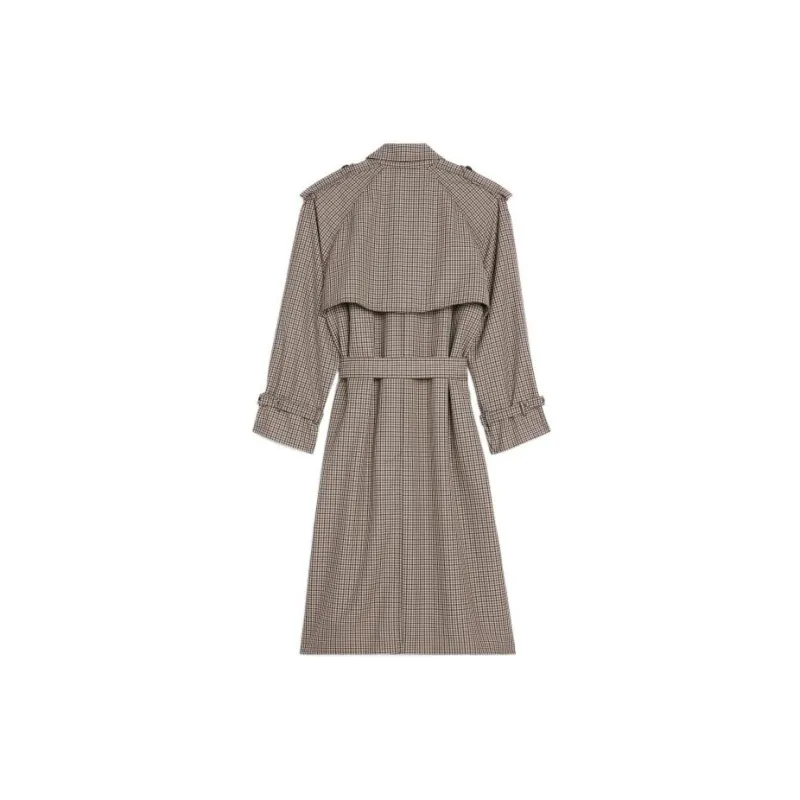 CELINE Trench Coat Women's Khaki-1