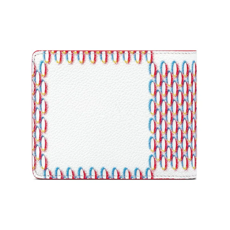 LOUIS VUITTON Multiple Wallet White Damier Spray-2