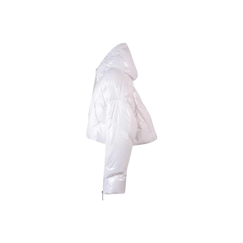 KHRISJOY Quilted Zip-Up Cropped Jacket-2