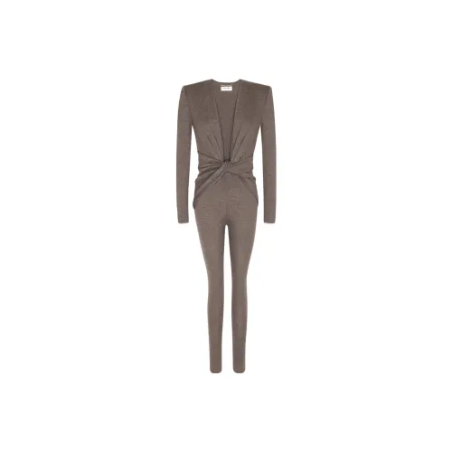 SAINT LAURENT Jumpsuits Women's Taupe