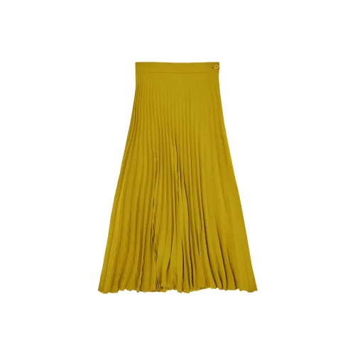 MM6 Maison Margiela Casual Long Skirts Women's Yellow