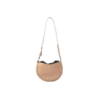 Chloe Chloé Bags Cow Leather Hobo Bag Handbag Shoulder Bag Crossbody Bag Small Size Women's Light Umber