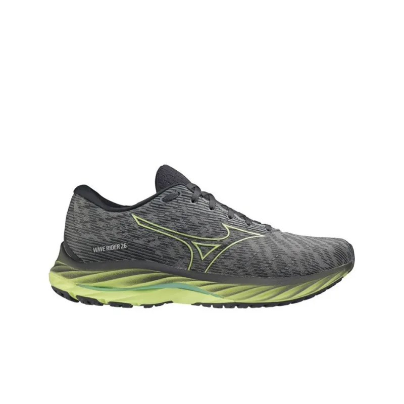 Mizuno Wave Rider 26 'Grey Volt Green'-1
