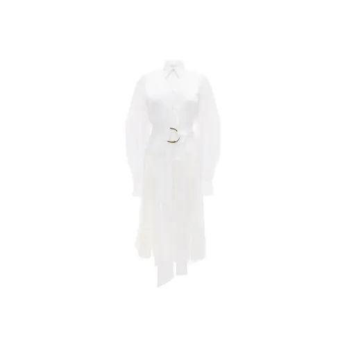 JW Anderson Long-Sleeved Dresses Women's White