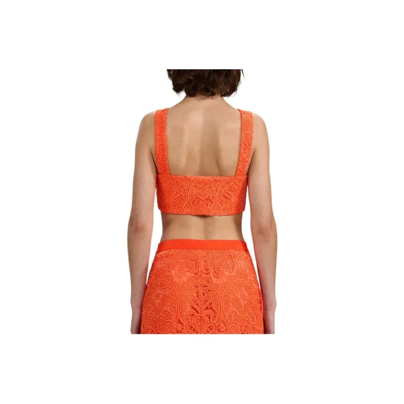 Self portrait Camisoles Women's Bright Orange-1