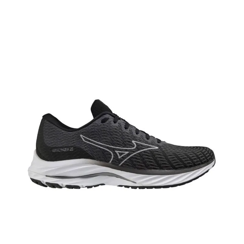 Mizuno Wave Rider 26 Super Wide 'Black White'-1