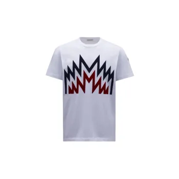 Moncler SS22 T Shirts Men Optical White