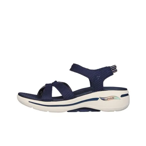 Skechers Go Walk Arch Fit Beach Sandals Women's Blue