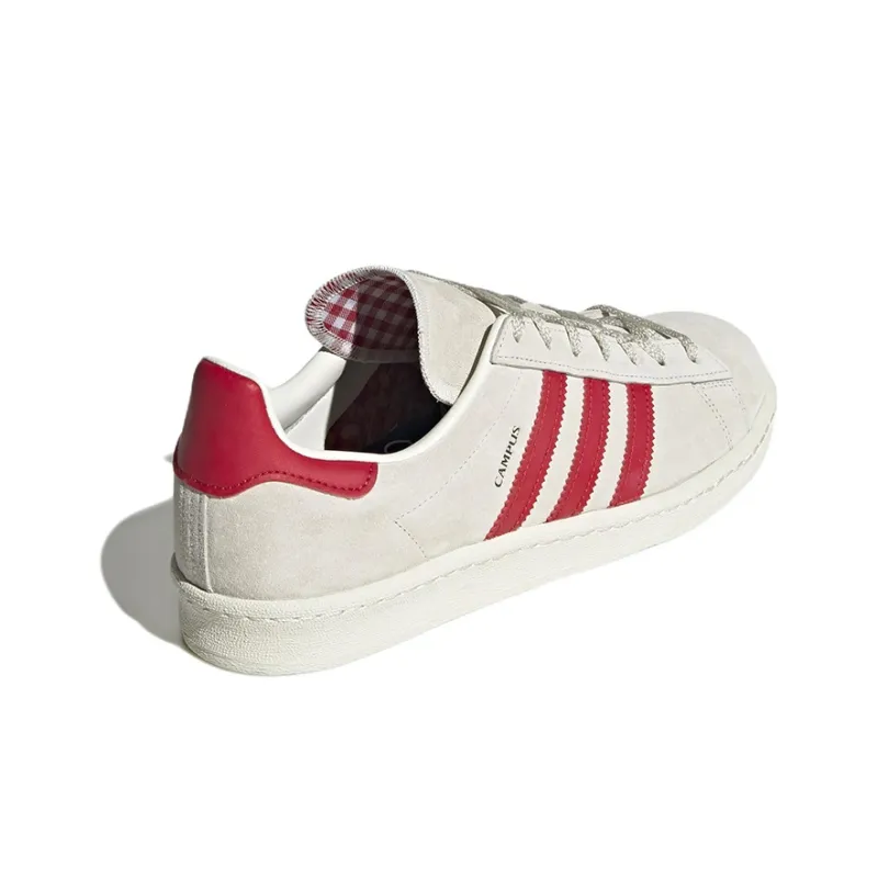 Adidas Campus 80s Off White Collegiate Red-3