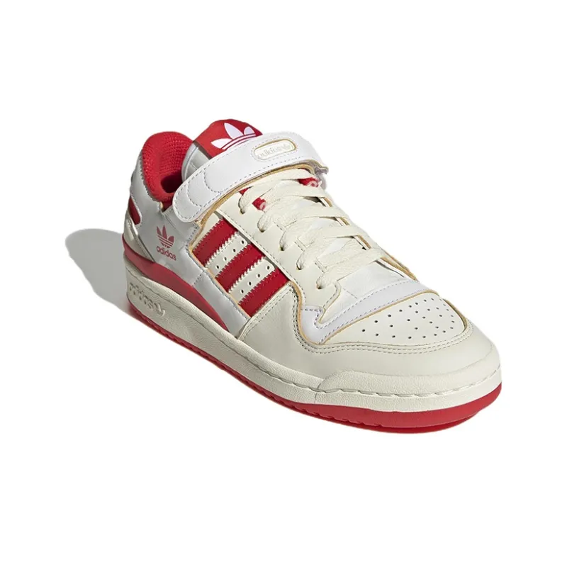 Adidas Forum 84 Low Off White Vivid Red Footwear White Women's-2