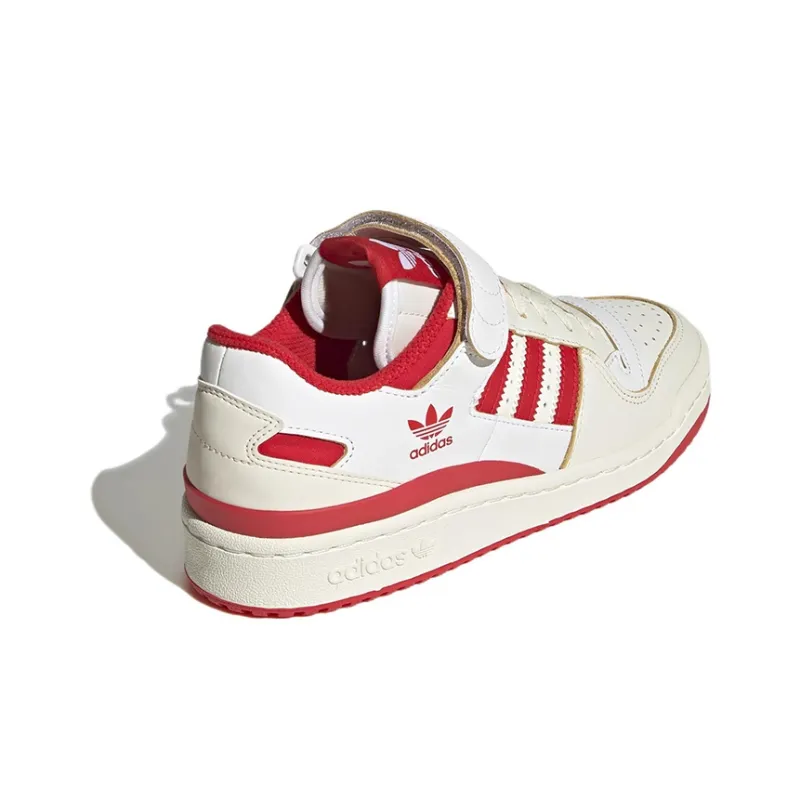 Adidas Forum 84 Low Off White Vivid Red Footwear White Women's-3