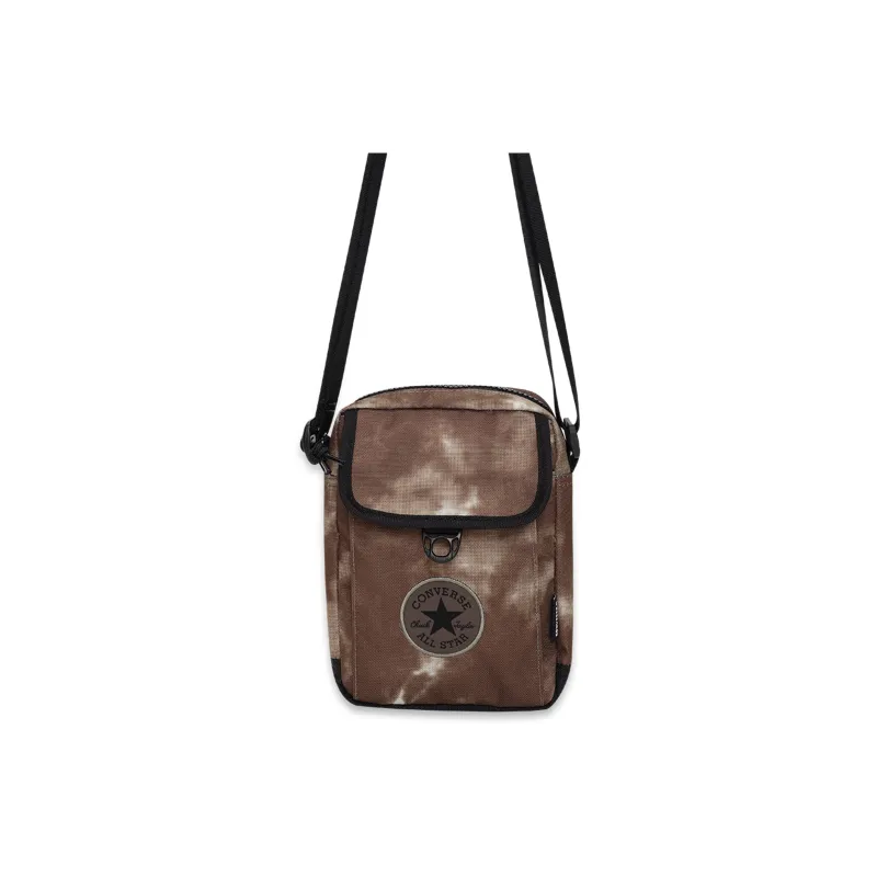 Converse Polyester Shoulder Bag Crossbody Bag Mini Unisex Brown-0
