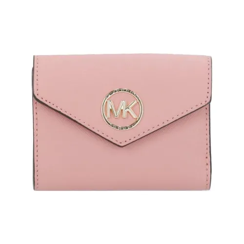 MICHAEL KORS Carmen Cow Leather Wallet Women's Pink