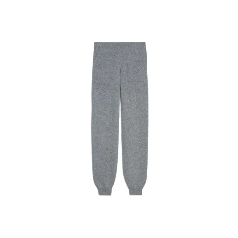 CELINE Knitted Sweatpants Women's Gray-1
