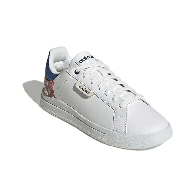 Adidas Neo Court Silk 'White Mystery Blue' Women's-2
