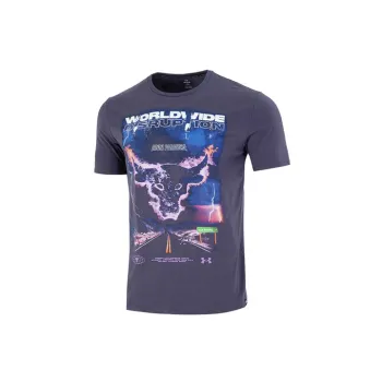Under Armour T Shirt Men's Purple Blue