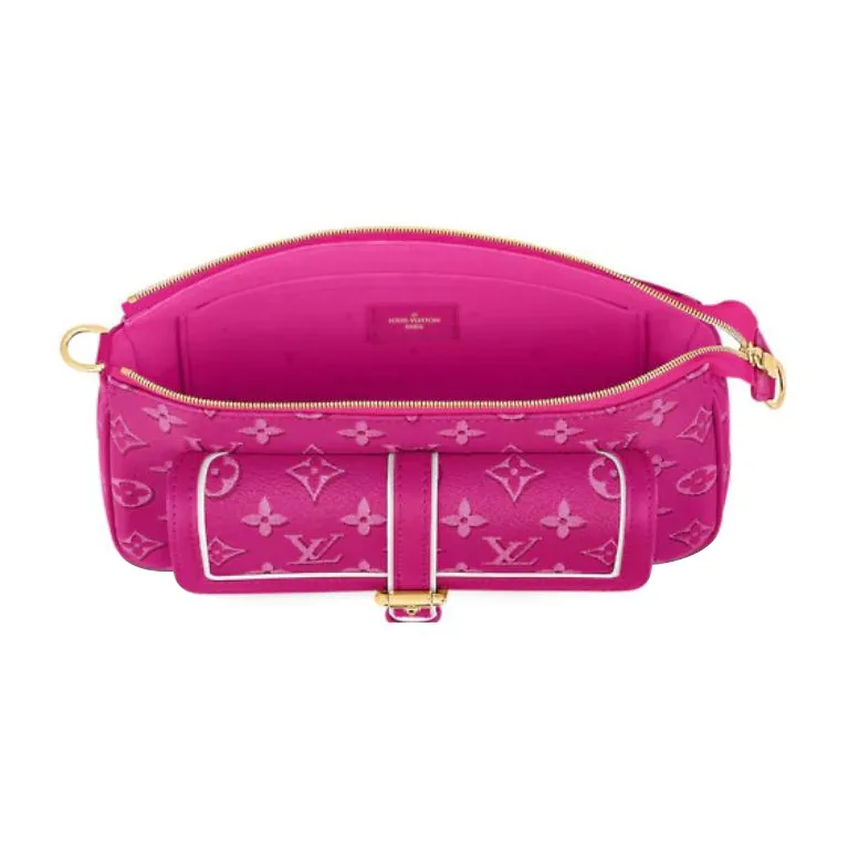 LOUIS VUITTON Maxi Multi Pochette Accessoires Fuchsia Pink-3
