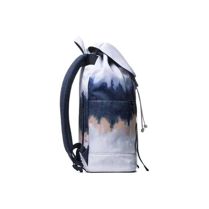 MR.ACE HOMME PU Backpack Regular Unisex Blue-12