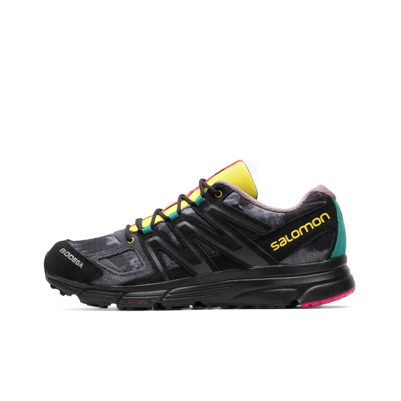 SALOMON Bodega X SALOMON X Mission 4 Suede 'Black Yellow'-0