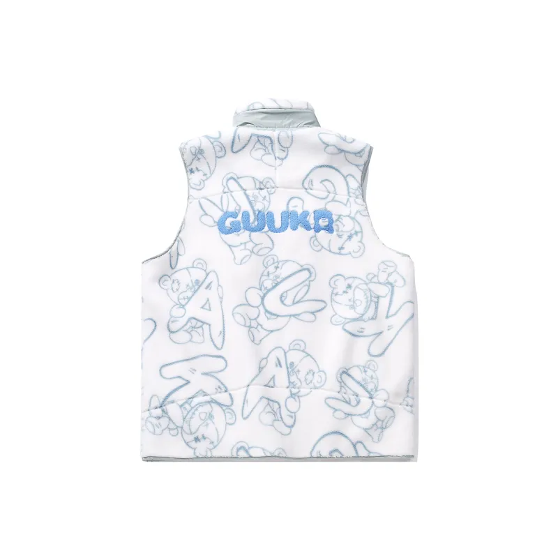 Guuka Vests Unisex White-1