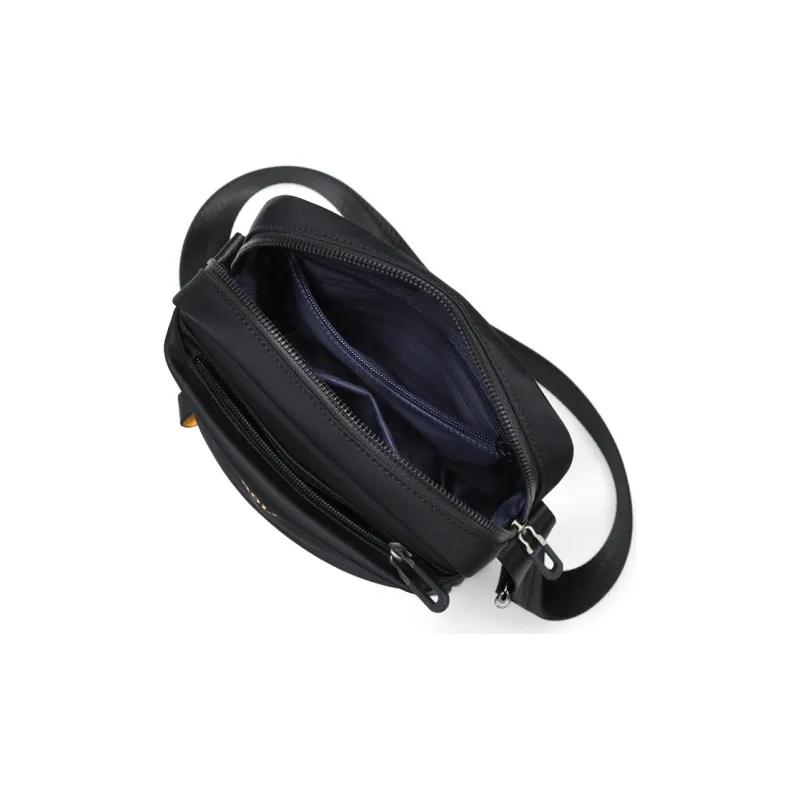 GOLF Oxford Fabric Crossbody Bag Men's Bag Medium Size Men's Black/Raven Gray/Dark Indigo-4
