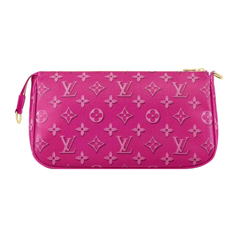 LOUIS VUITTON Maxi Multi Pochette Accessoires Fuchsia Pink-1