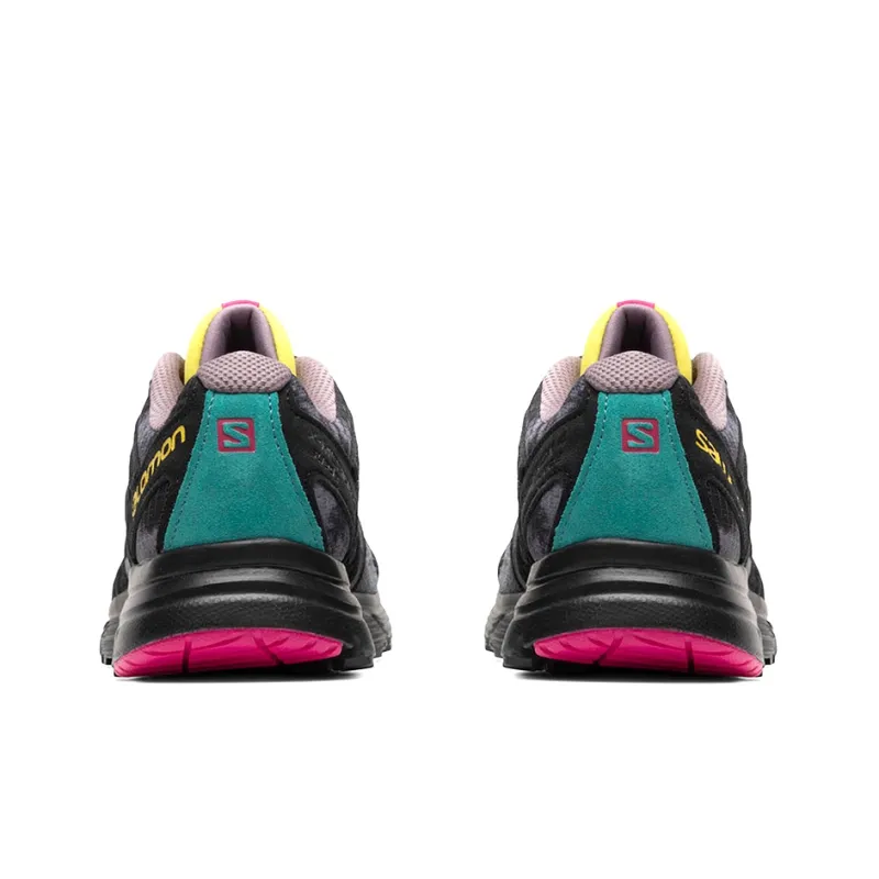 SALOMON Bodega X SALOMON X Mission 4 Suede 'Black Yellow'-4