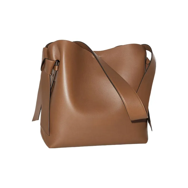 Acne Studios Soft Leather Shoulder Bag, Handbag, Shoulder Bag Women's Brown-1