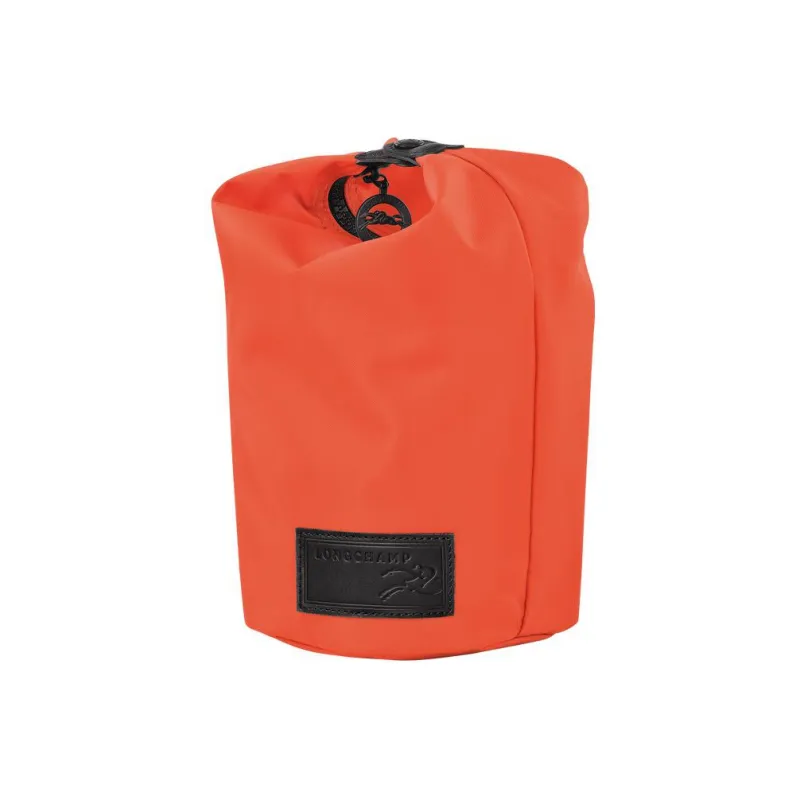 LONGCHAMP Le Pliage Canvas With Leather Canvas Bag Bucket Bag Storage Bag Handbag Clutch Women's Orange-1