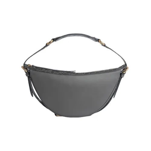 By Far Zip up Curved Shoulder Bag