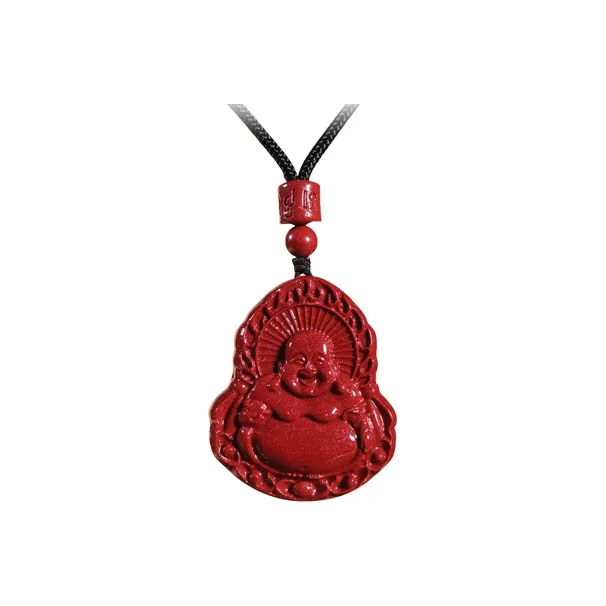 Asia Star Reconstructed Cinnabar Necklaces Unisex-1