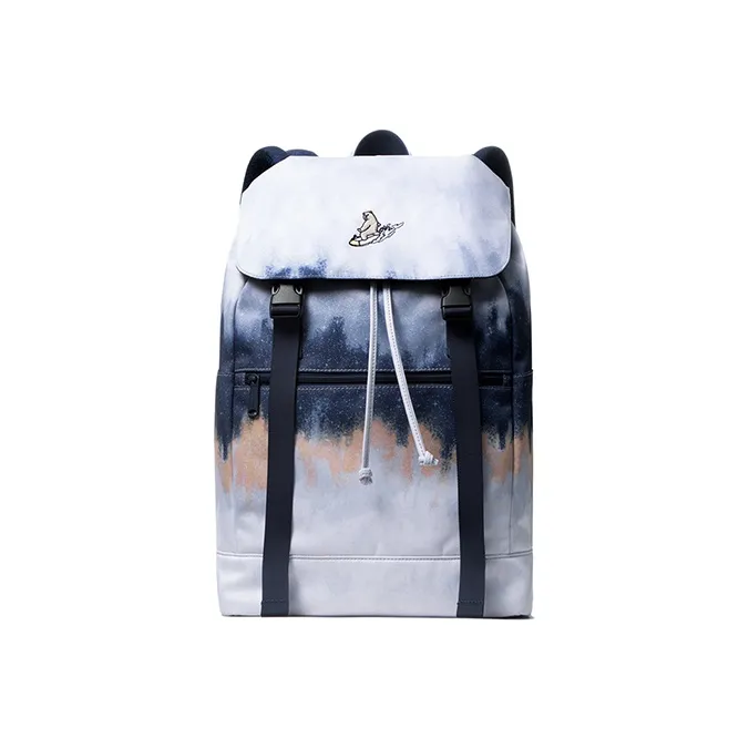 MR.ACE HOMME PU Backpack Regular Unisex Blue-9