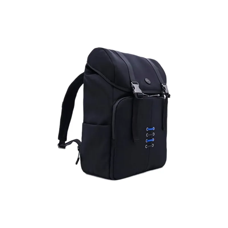 Nava × International Beige Blue Soccer Club Collaboration Nylon With Polyester Backpack Regular Unisex Black-2