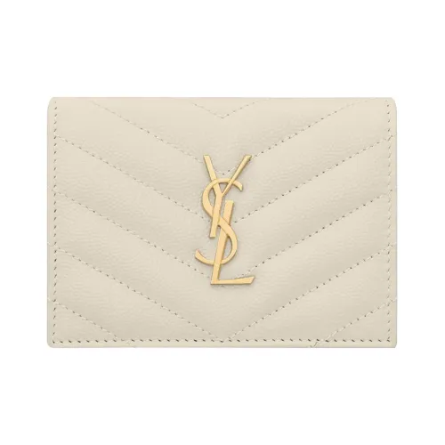 SAINT LAURENT Cassandre Card Holders