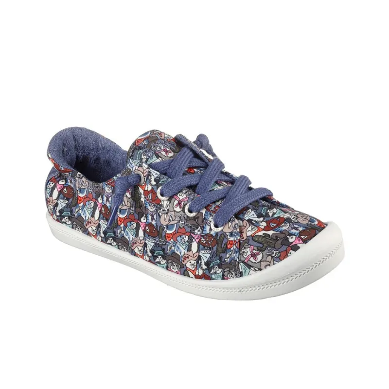 Skechers BEACH BINGO -Rodeo Slip-Resistant Low-Top Skateboard Shoes Women's Blue-2