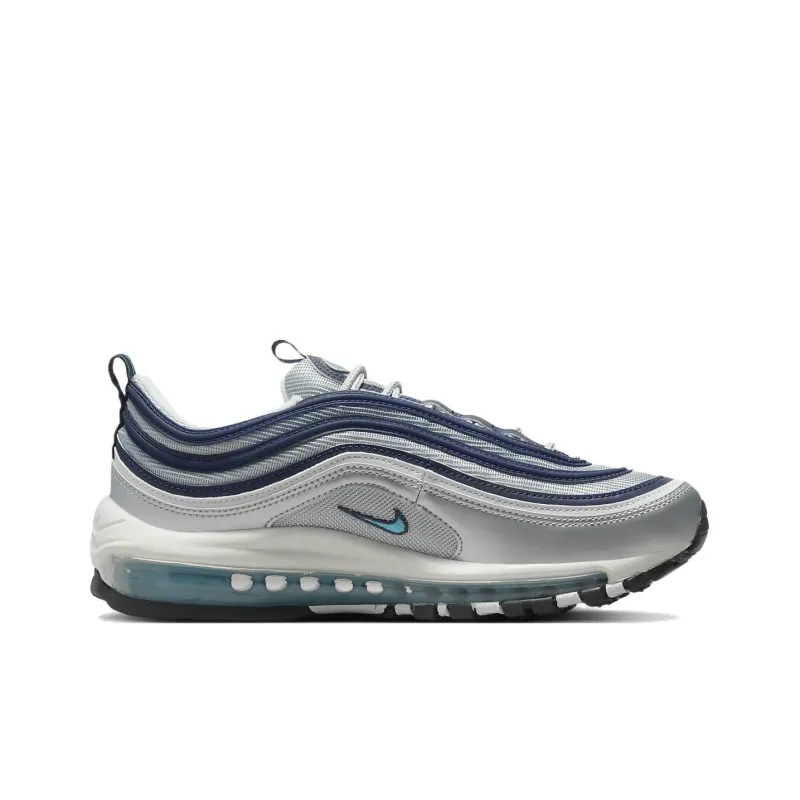 Nike Air Max 97 Metallic Silver Chlorine Blue Women's-1