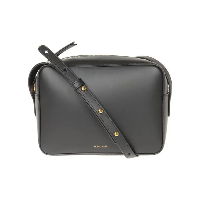 FRENZLAUER Calfskin Shoulder Bag Crossbody Bag Women's Black-0