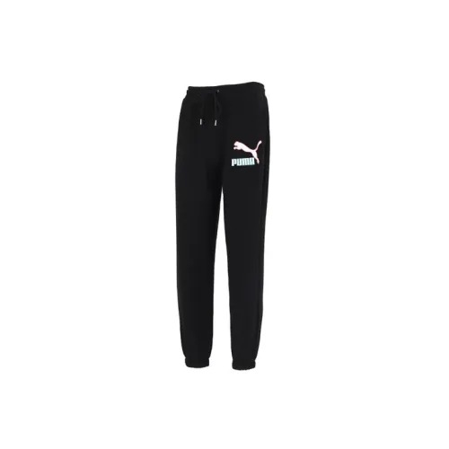 PUMA CLASSICS Knitted Sweatpants Men Black