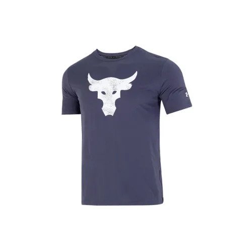 Under Armour Project T-Shirts Men Navy Blue