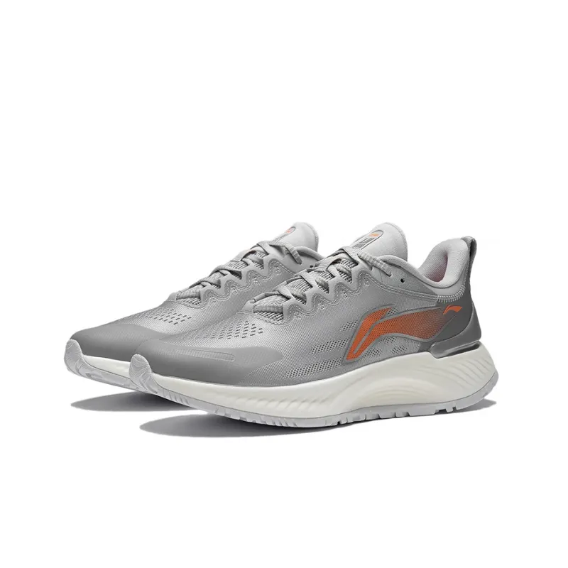 LiNing YueYing Element Shock Absorbers Low Top Running Shoes Men's Microcrystalline Gray-2