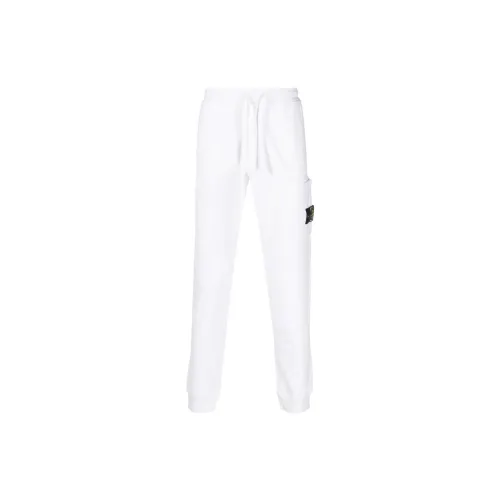 STONE ISLAND Knitted Sweatpants Men White