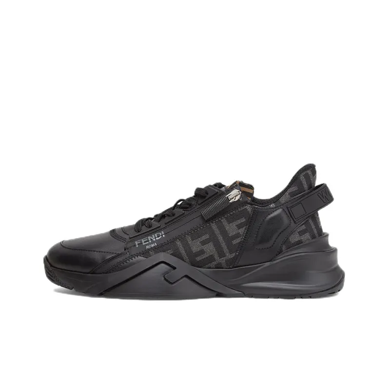 FENDI Flow Low Top Sneakers Black-0