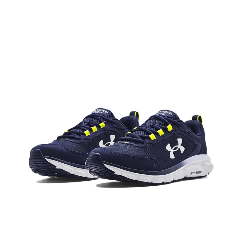 Under Armour Charged Assert 9 'Midnight Navy Yellow Ray'-2