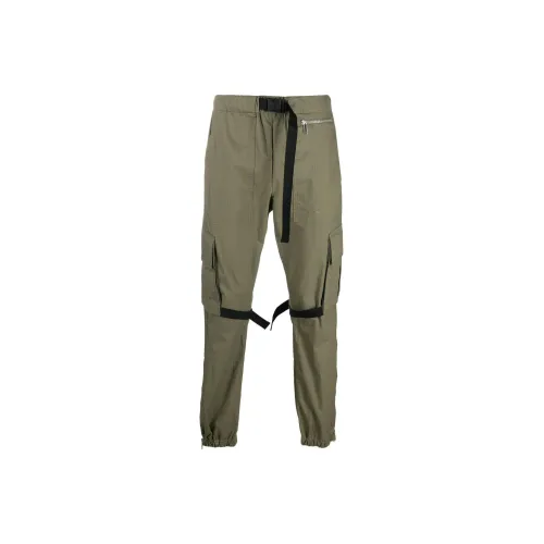 OFF-WHITE Tab Detail Tapered Trousers