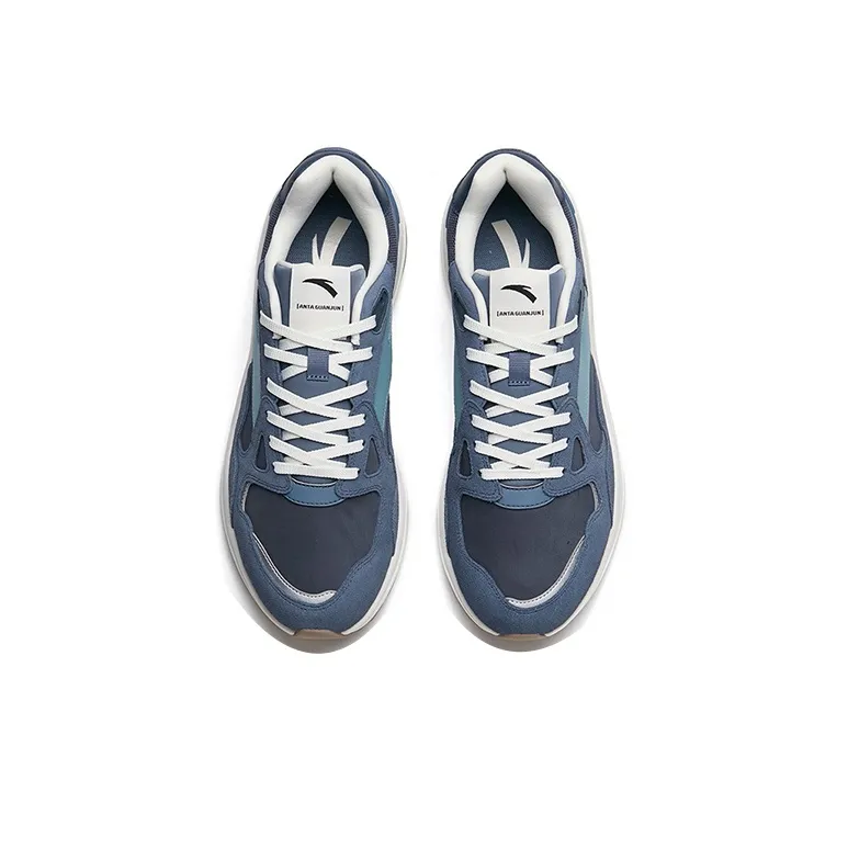 Anta Star 202 Td Low Top Running Shoes Men's Blue Black-3