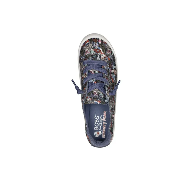 Skechers BEACH BINGO -Rodeo Slip-Resistant Low-Top Skateboard Shoes Women's Blue-3