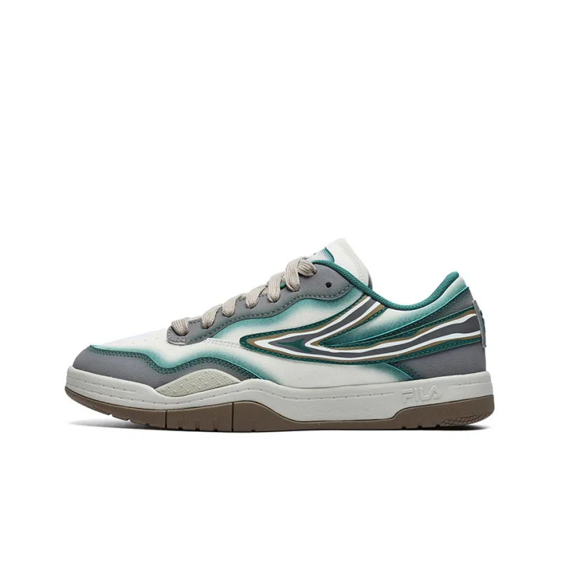 FILA FUSION T88 SKB Low-Top Skateboard Shoes Men's White Gray-0