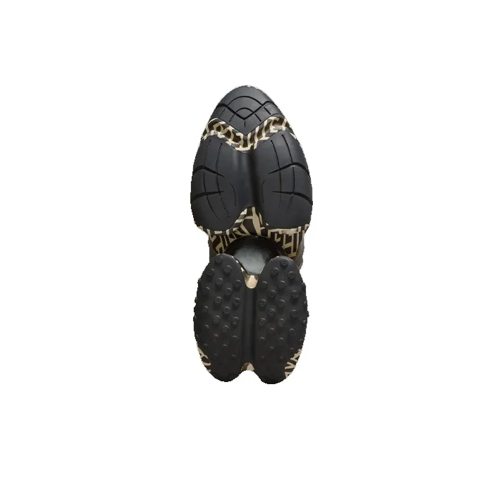 BALMAIN Unicorn Low 'Ivory Black Monogram'-4