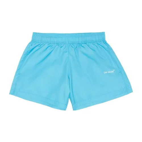 OFF-WHITE SS22 Swimming Shorts Men Blue