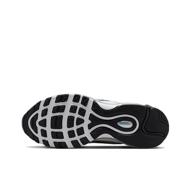 Nike Air Max 97 Metallic Silver Chlorine Blue Women's-5